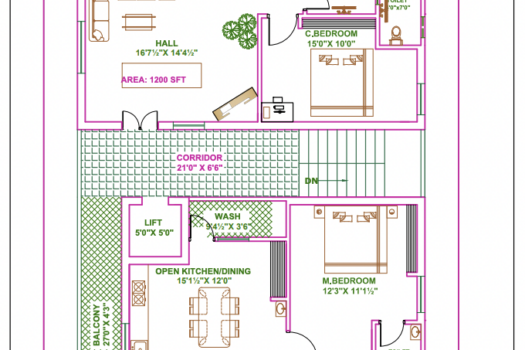 FIDO 2 BHK HAFEEZPET (KONDAPUR)